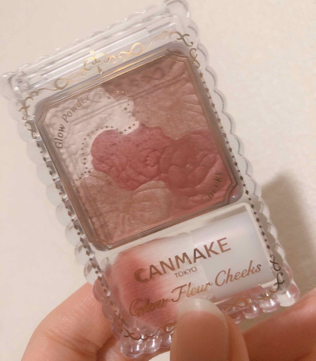 グロウフルールチークス/キャンメイク/パウダーチークを使ったクチコミ（1枚目）