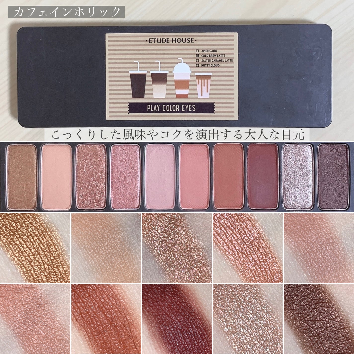 プレイカラー アイシャドウ/ETUDE/アイシャドウパレットを使ったクチコミ(5枚目)