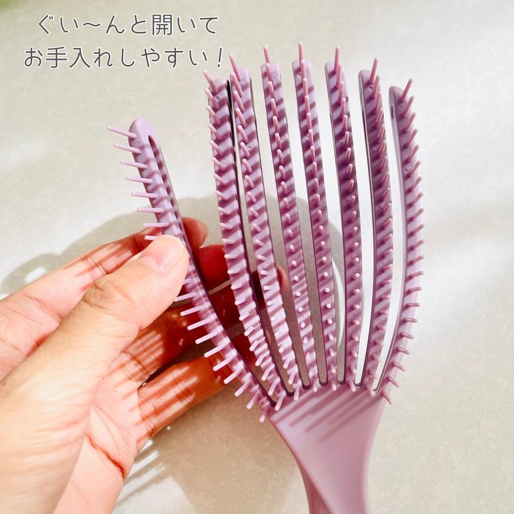 フィンガーフレックスブラシ/マペペ/ヘアブラシを使ったクチコミ(3枚目)