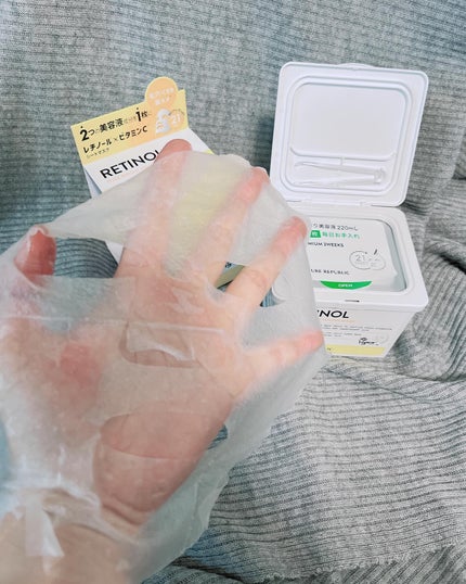 キューブマスク レチノール/ネイチャーリパブリック/シートマスク・パックを使ったクチコミ(4枚目)