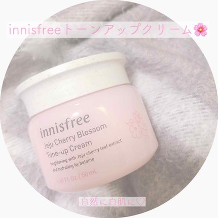 チェジュ チェリーブロッサム トーンアップクリーム/innisfree/化粧下地を使ったクチコミ(1枚目)