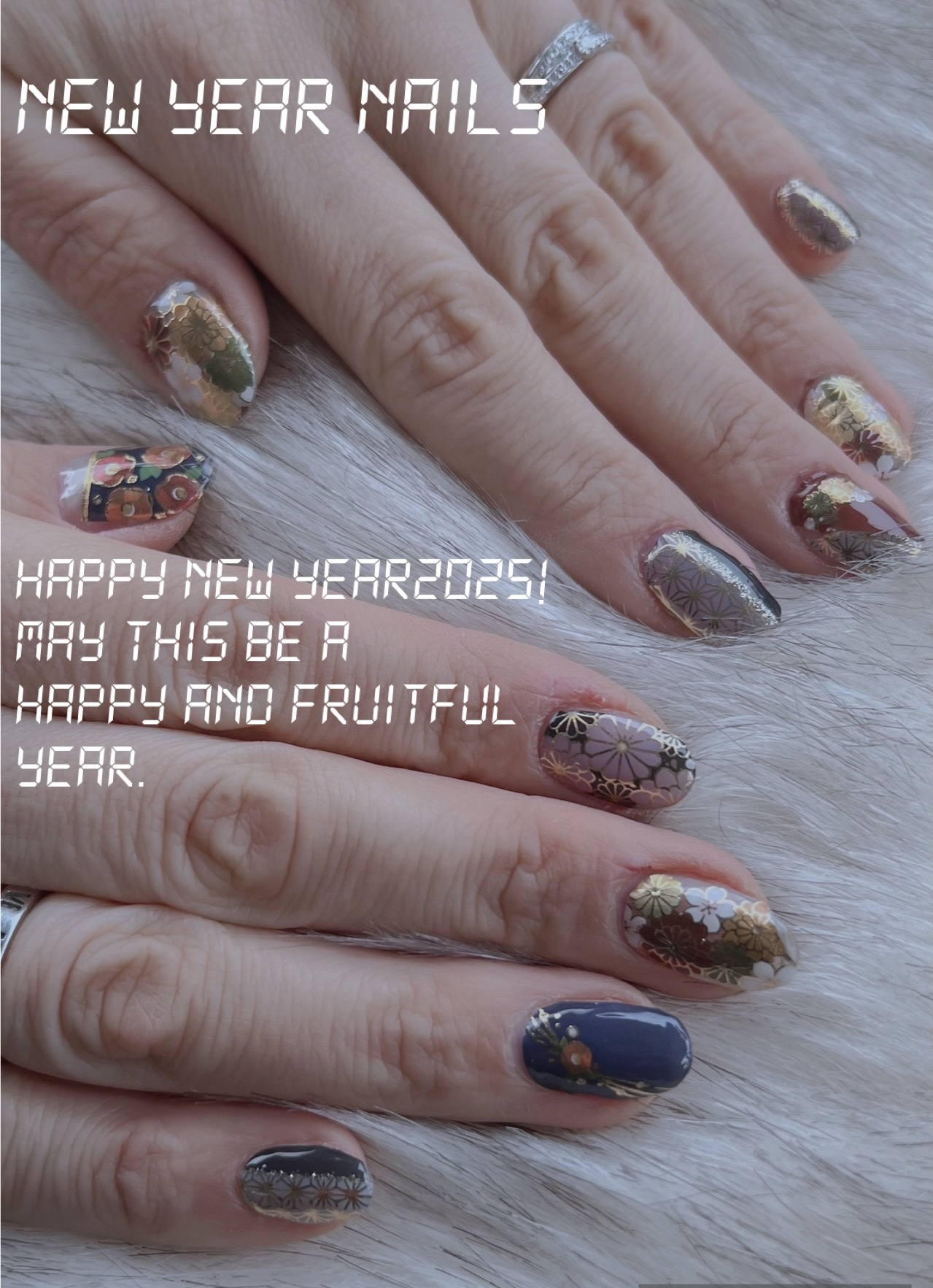 貼るジェルネイル/セリア/ネイルシールを使ったクチコミ（1枚目）