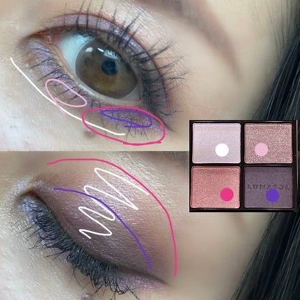 アイカラーレーション/LUNASOL/アイシャドウパレットを使ったクチコミ(3枚目)