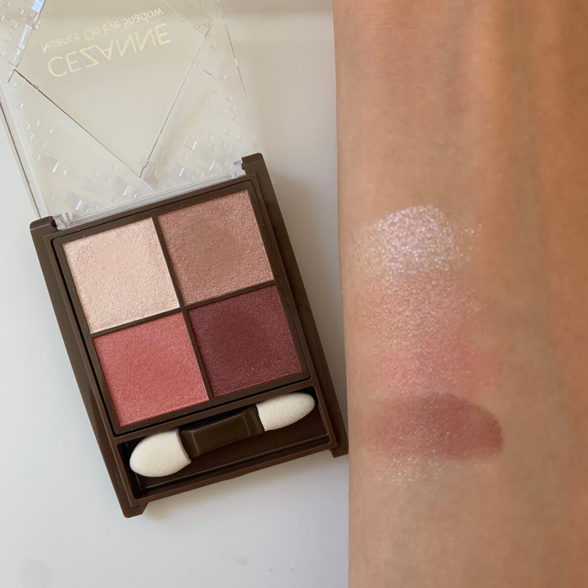 ニュアンスオンアイシャドウ/CEZANNE/アイシャドウパレットを使ったクチコミ(4枚目)