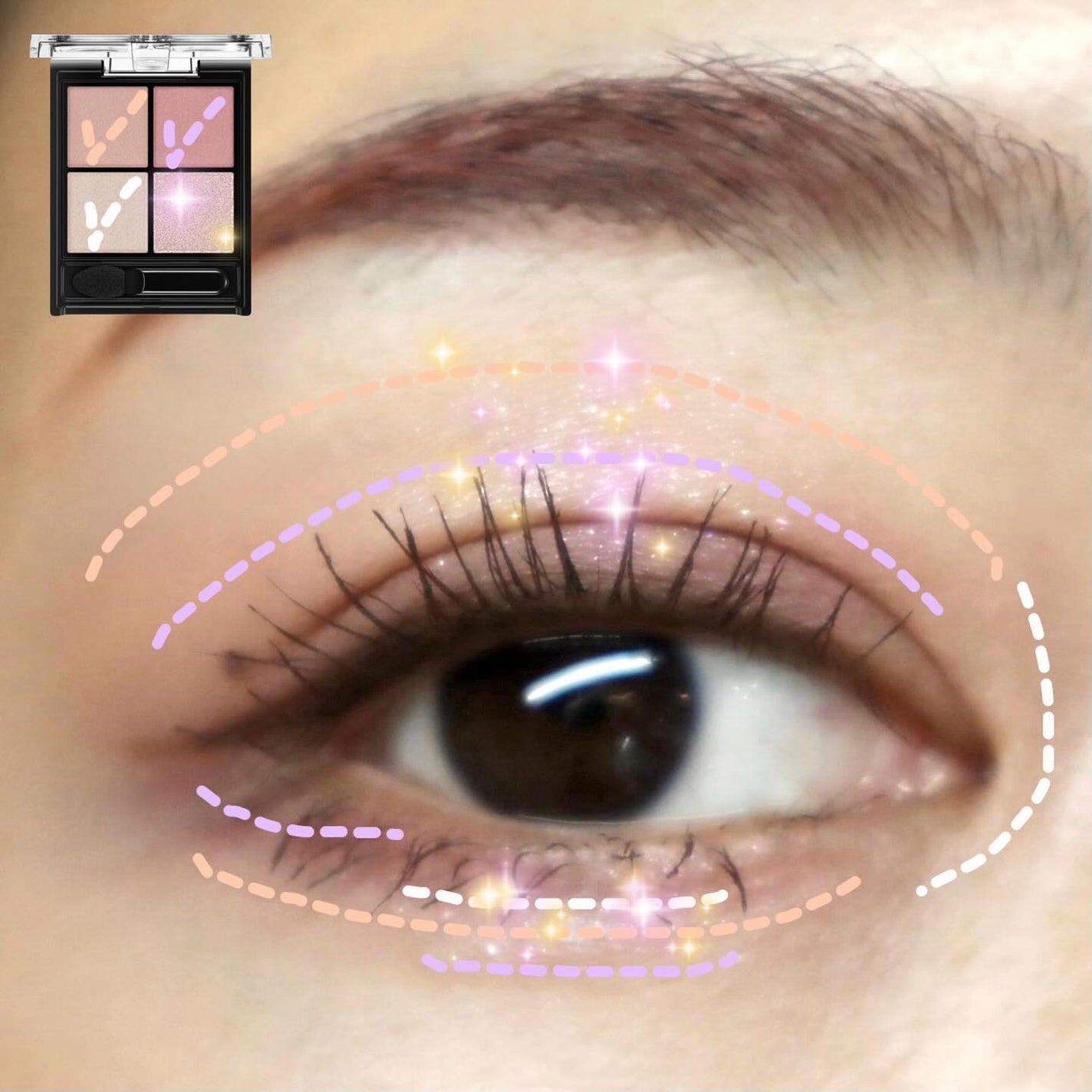 ケイト ポッピングシルエットシャドウ/KATE/アイシャドウパレットを使ったクチコミ(3枚目)