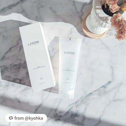 ラゴム ジェルトゥウォーター クレンザー(朝用洗顔)/LAGOM /その他洗顔料を使ったクチコミ(2枚目)