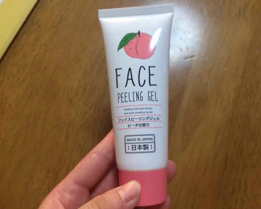 フェイスピーリングジェル ピーチの香り/DAISO/ピーリングを使ったクチコミ（1枚目）