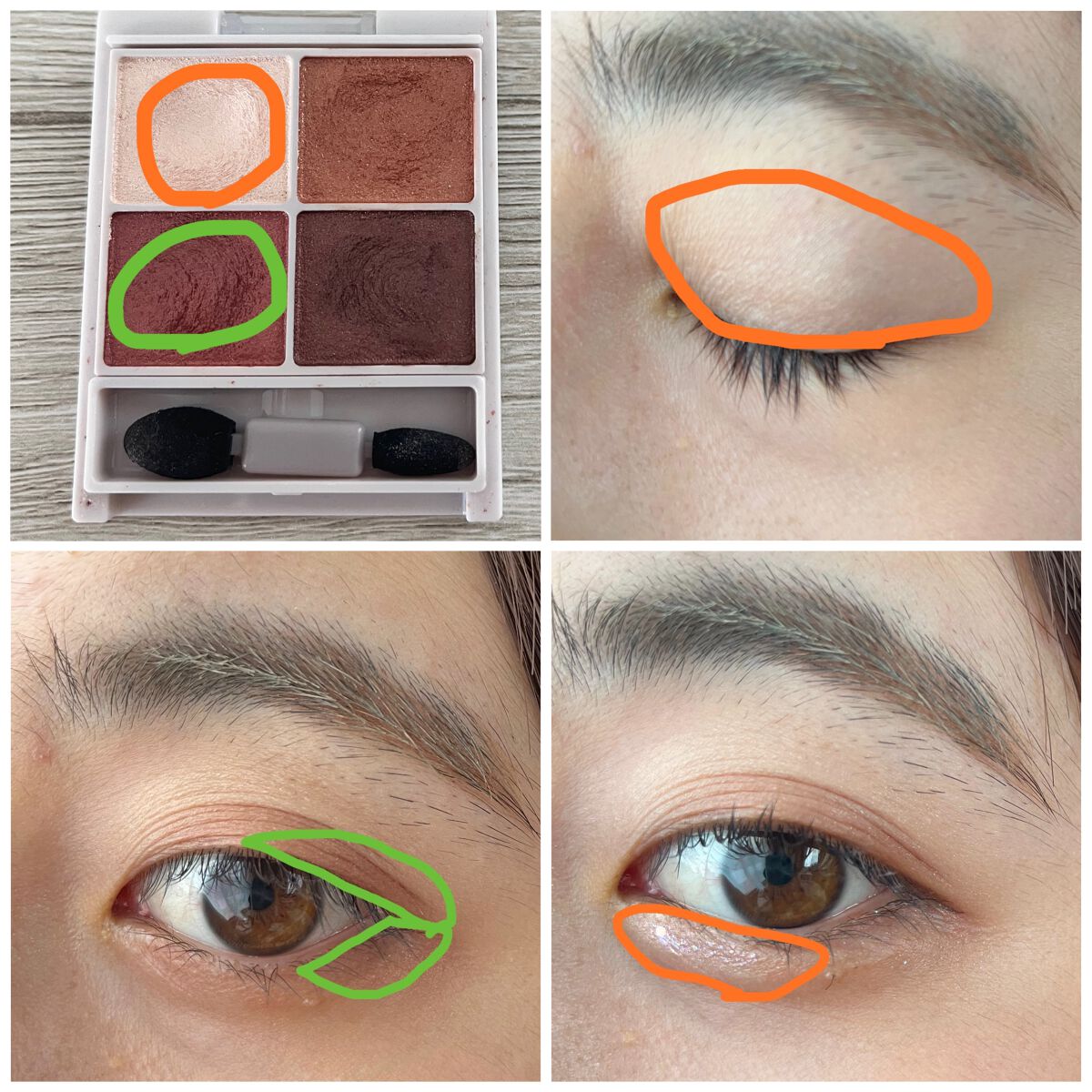 ベターザンアイズ/rom&nd/アイシャドウパレットを使ったクチコミ（2枚目）