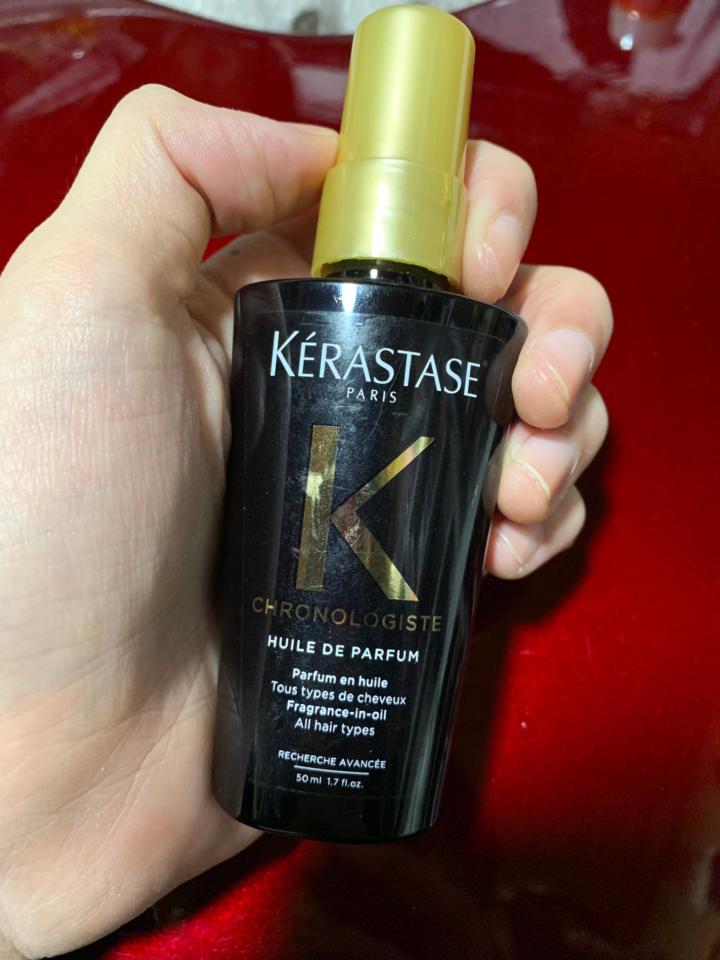 CH ユイル クロノロジスト R/ケラスターゼ/ヘアオイルを使ったクチコミ(1枚目)