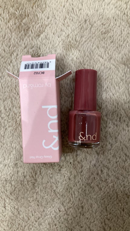 アンドバイロムアンド グラッシードロップネイル/&nd by rom&nd/マニキュアを使ったクチコミ(1枚目)