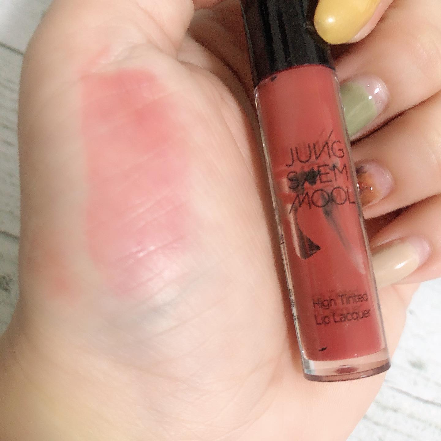 JUNG SAEM MOOL ハイ ティンテッド リップ ラッカーのクチコミ「本日の#使い切りコスメ

#ジョンセンムルハイティンテッドリップラッカー
#jungsaemm.....」（3枚目）