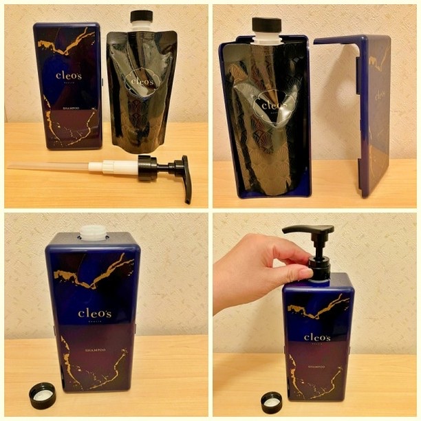 エクストラモイストシャンプー＆リペアトリートメント セット(詰め替え)/Cleo's Beauté/市販シャンプーを使ったクチコミ（3枚目）