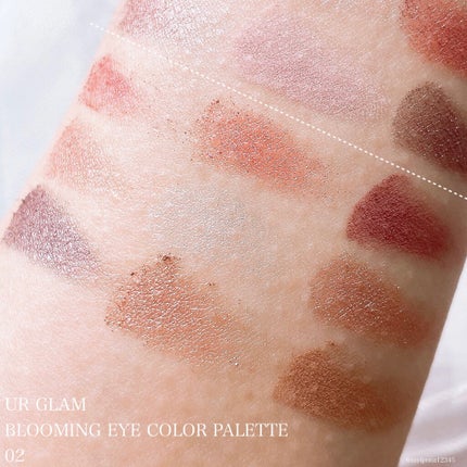 UR GLAM BLOOMING EYE COLOR PALETTE/U R GLAM/アイシャドウパレットを使ったクチコミ(5枚目)