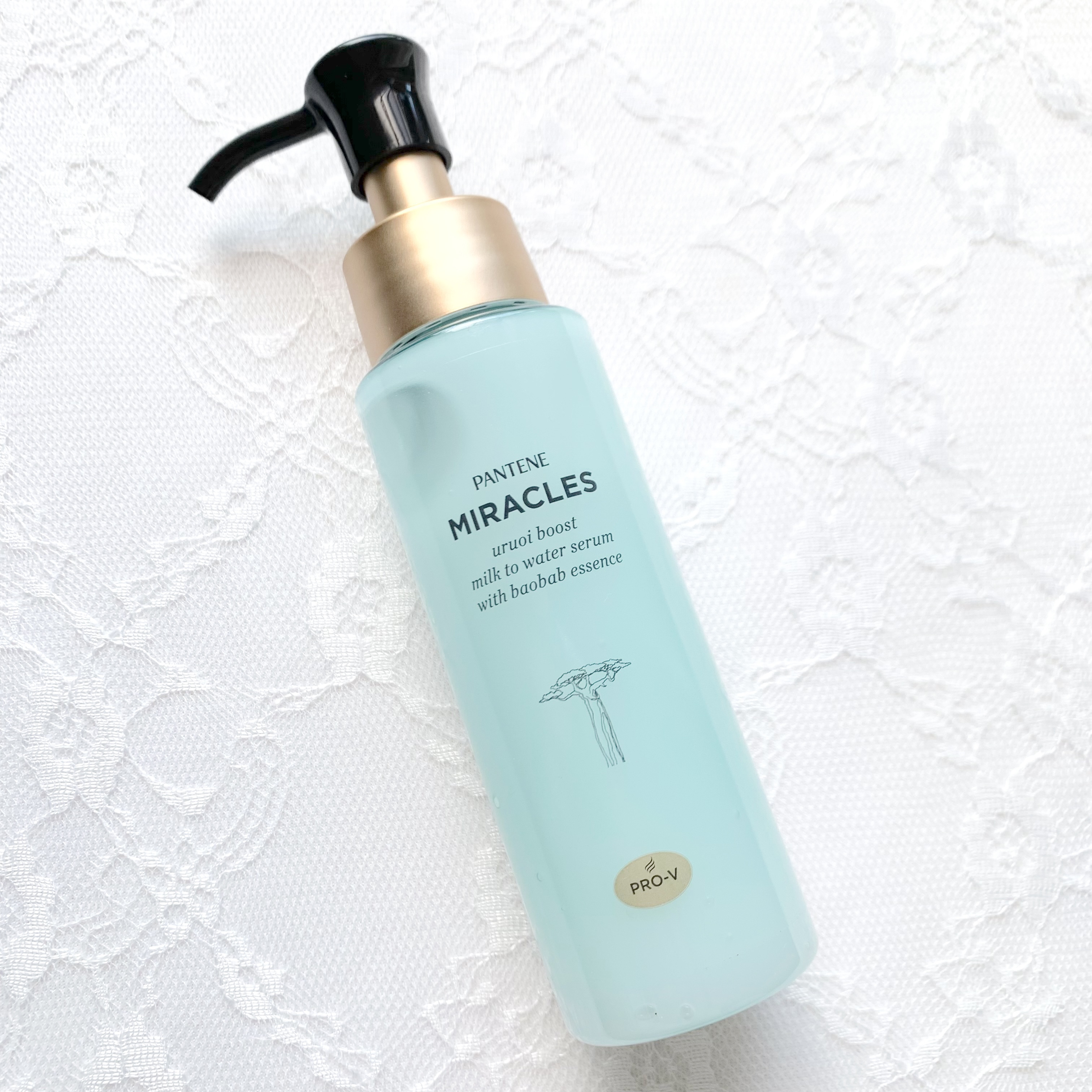 ミラクルズ うるおいブーストミルクウォーターセラム/パンテーン/アウトバストリートメントを使ったクチコミ（2枚目）