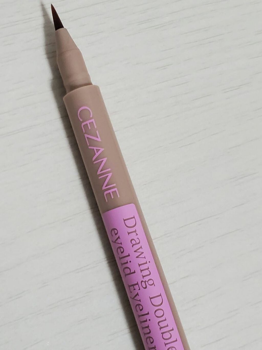 描くふたえアイライナー/CEZANNE/リキッドアイライナーを使ったクチコミ(4枚目)