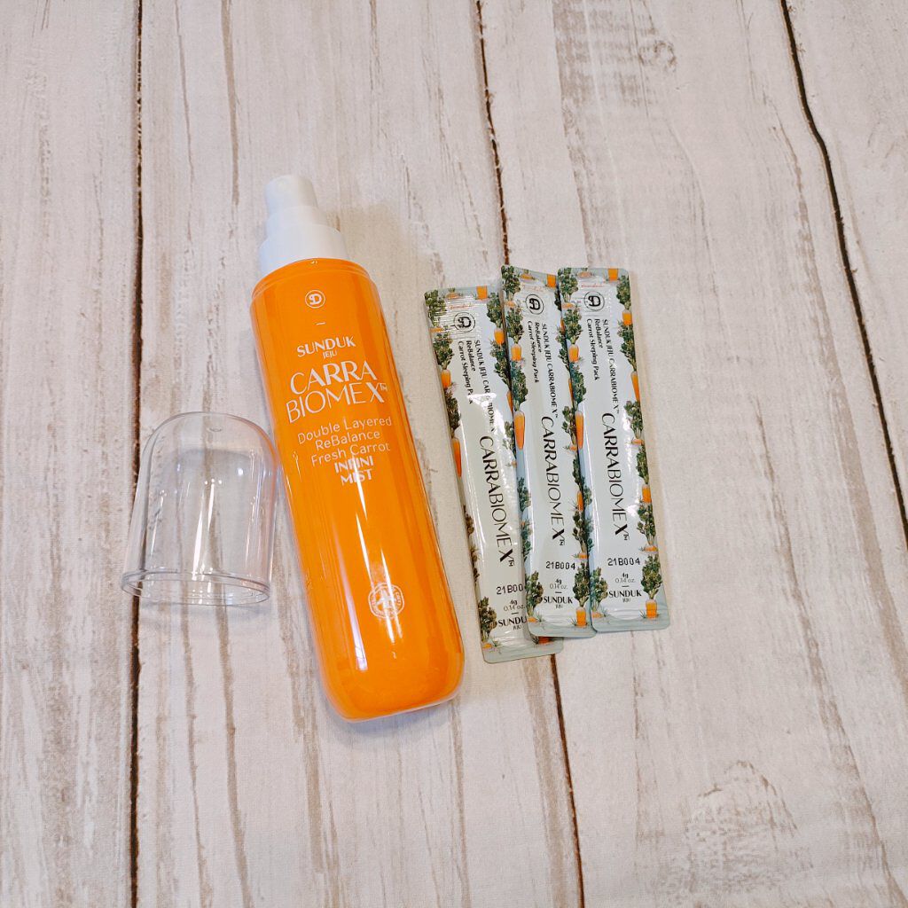 キャロットインフィニミスト/SUNDUK JEJU/ミスト状化粧水を使ったクチコミ（2枚目）