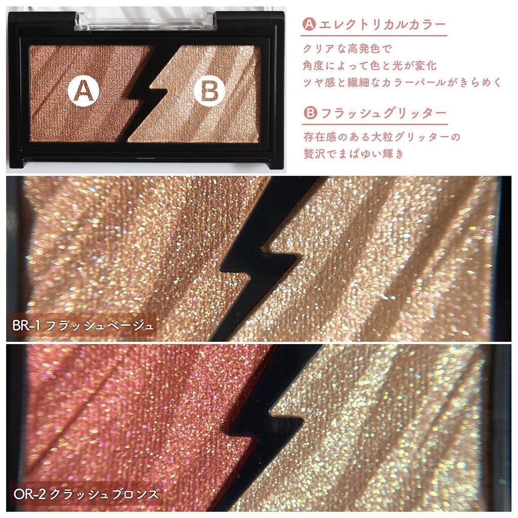 エレクトリックショックアイズ /KATE/アイシャドウパレットを使ったクチコミ(2枚目)