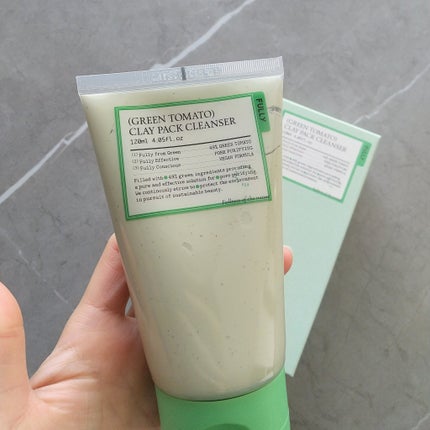グリーントマトクレイマスククレンザー/FULLY/洗い流すパック・マスクを使ったクチコミ(2枚目)