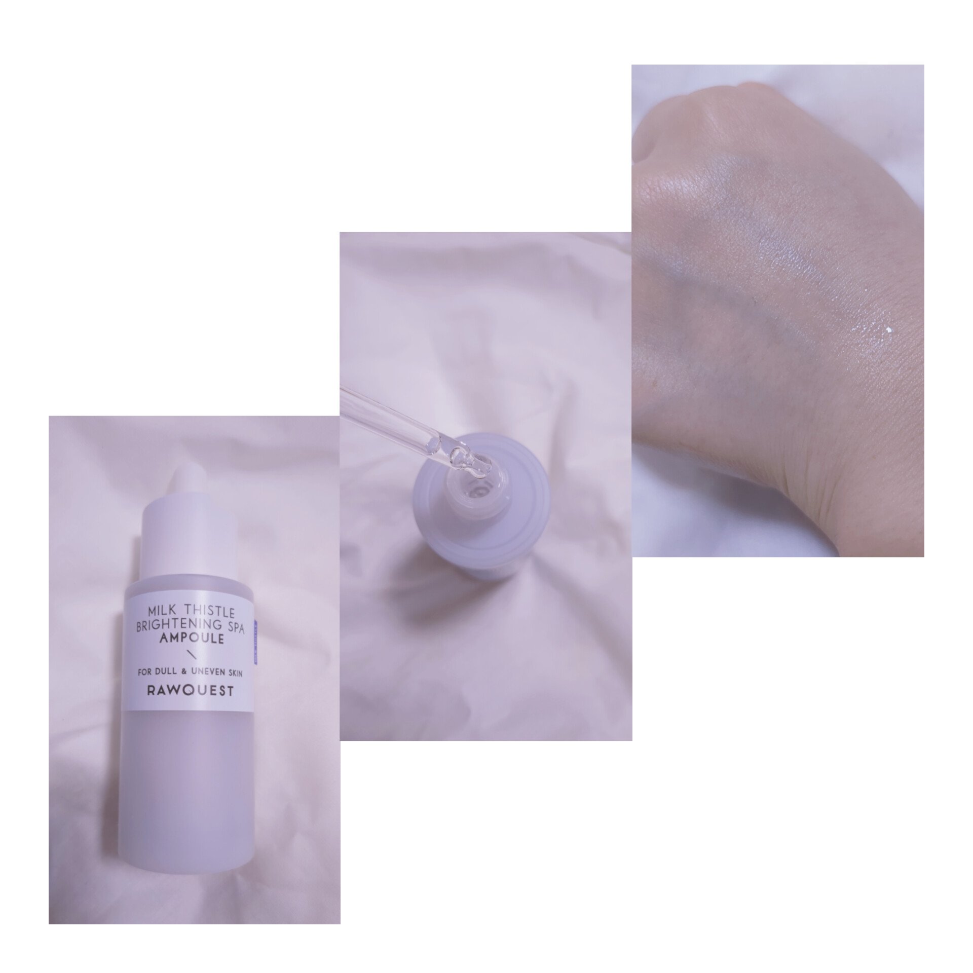 ミルクシスルブライトニングスパ アンプル/RAWQUEST/美容液を使ったクチコミ（2枚目）