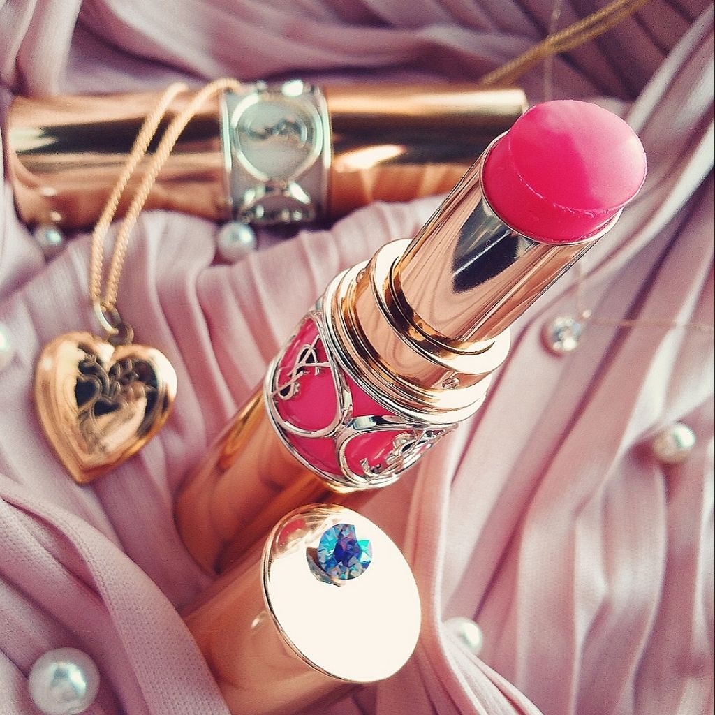 ルージュ ヴォリュプテ シャイン/YVES SAINT LAURENT BEAUTE/口紅を使ったクチコミ（1枚目）