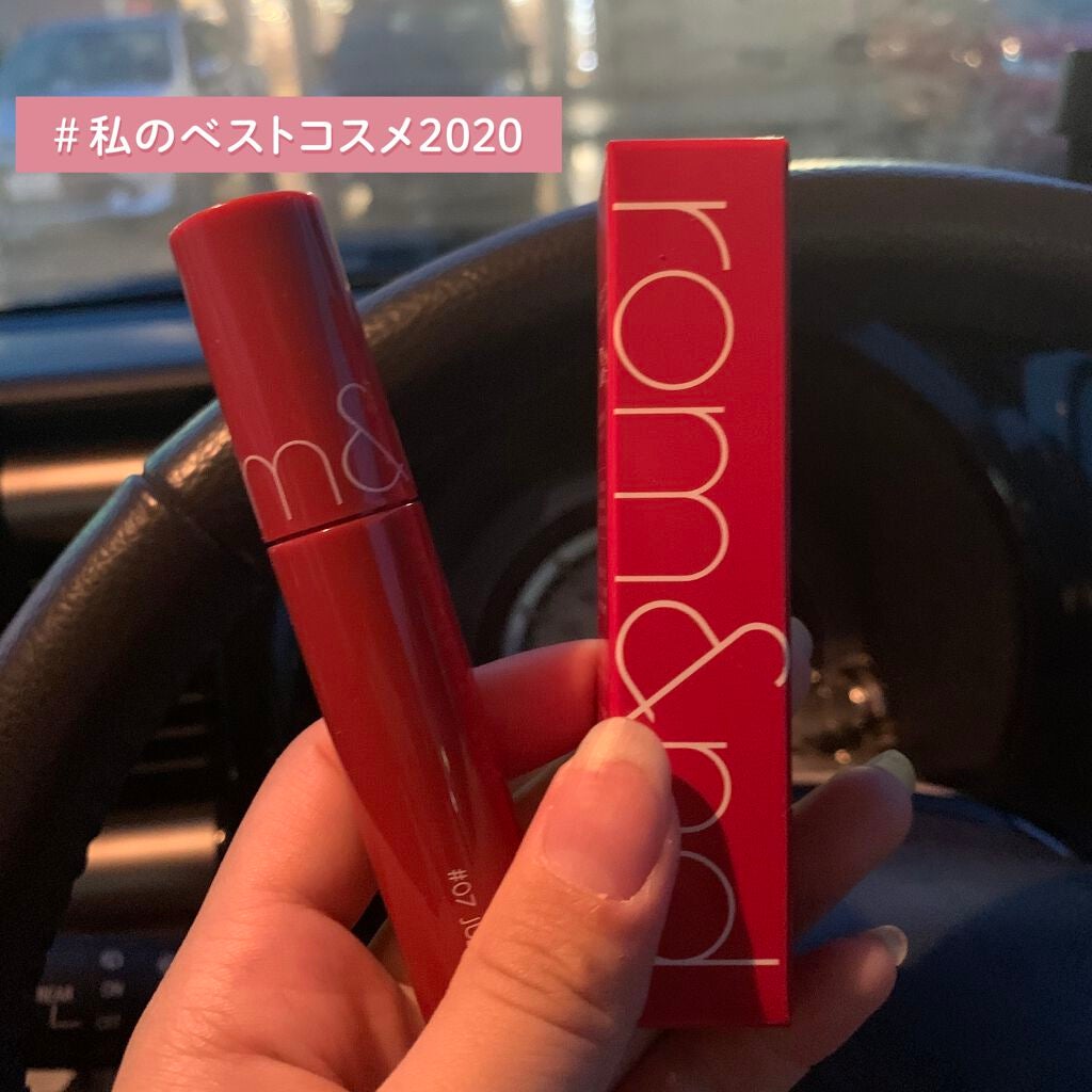 ジューシーラスティングティント/rom&nd/リップティントを使ったクチコミ(1枚目)