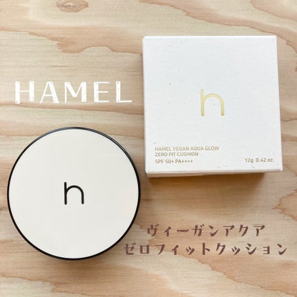ヴィーガンアクアゼロフィットクッション/HAMEL/クッションファンデーションを使ったクチコミ(2枚目)