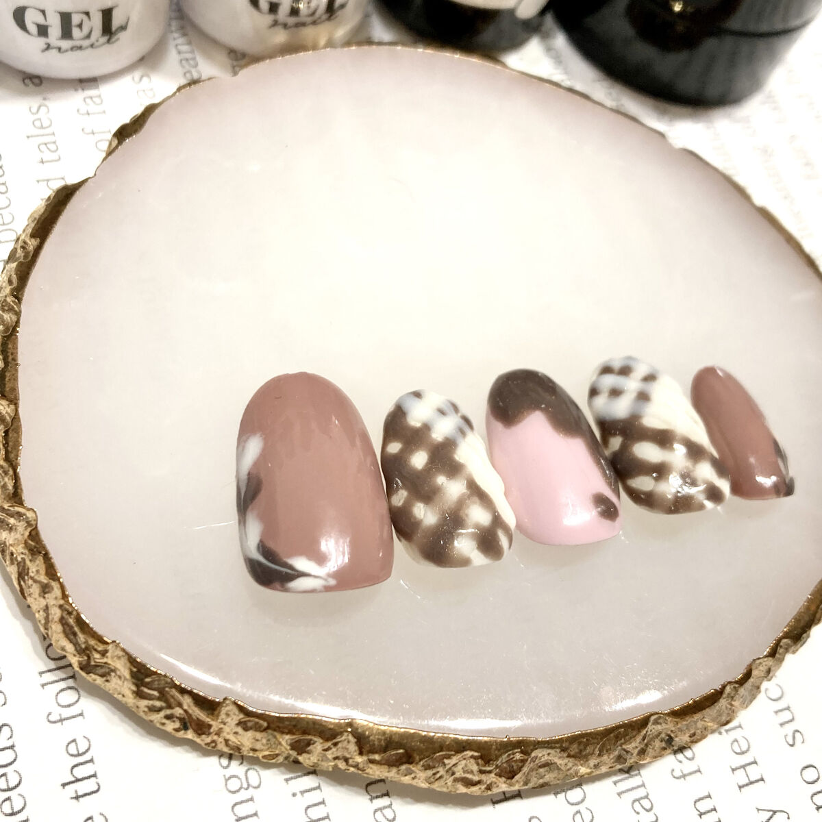 ジェルネイル（ライト対応）/セリア/ジェルネイルを使ったクチコミ（3枚目）