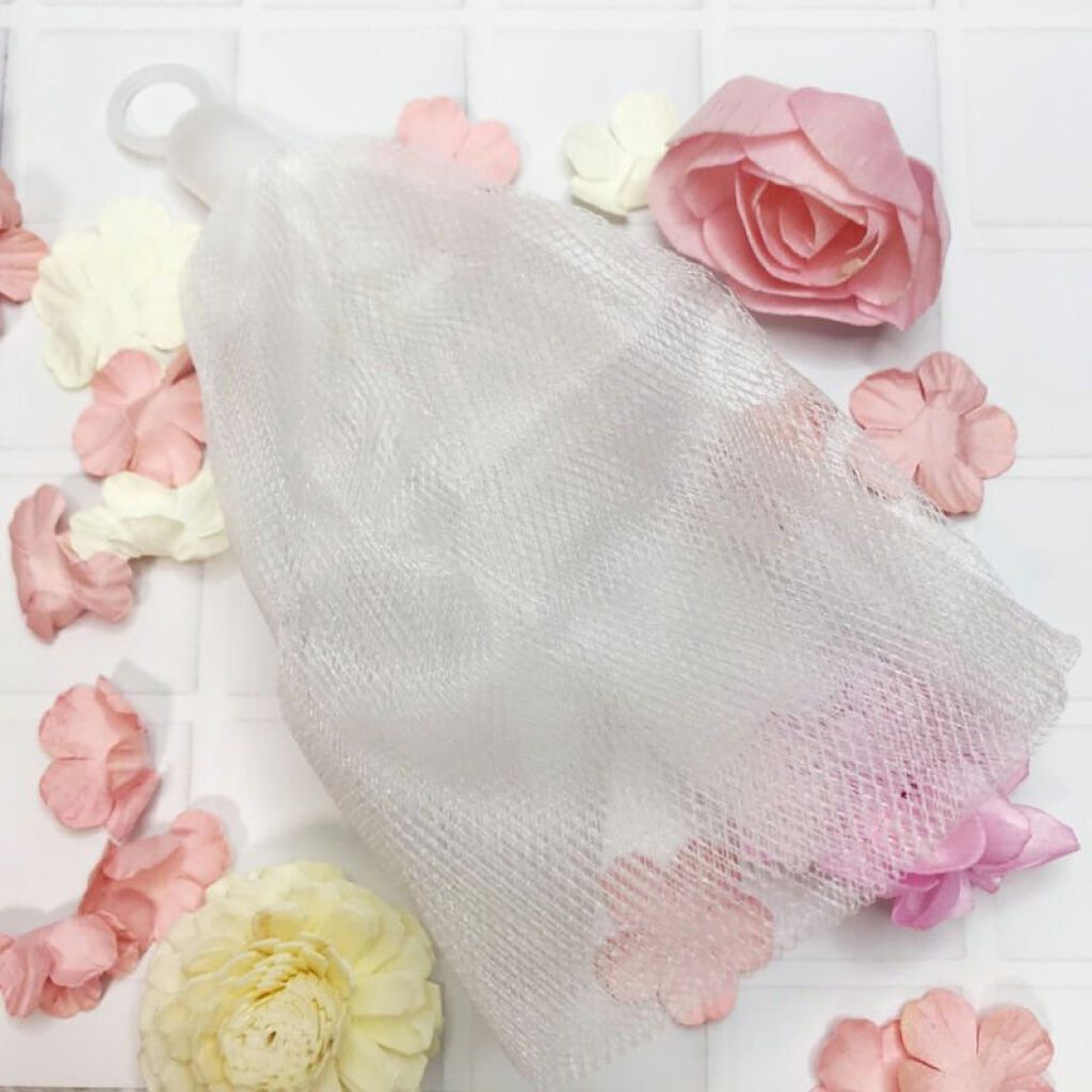 洗顔用泡立てネット/無印良品/その他スキンケアグッズを使ったクチコミ（3枚目）