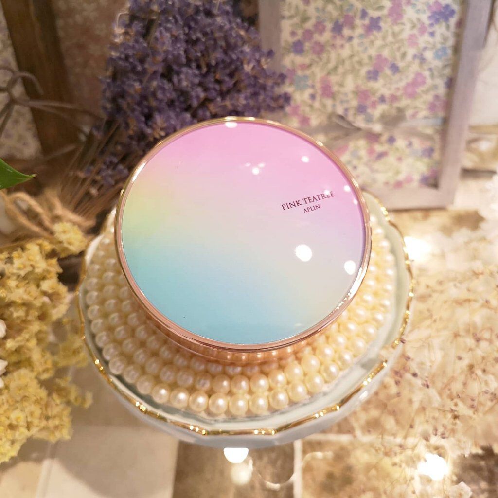 ピンクティーツリーカバークッション/APLIN/クッションファンデーションを使ったクチコミ(1枚目)