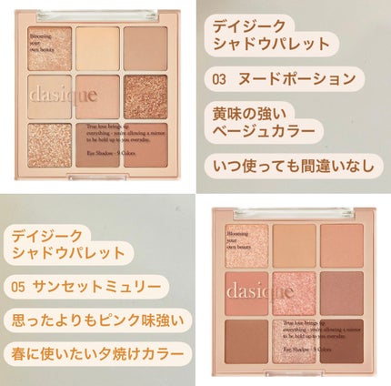 シャドウパレット/dasique/アイシャドウパレットを使ったクチコミ(2枚目)