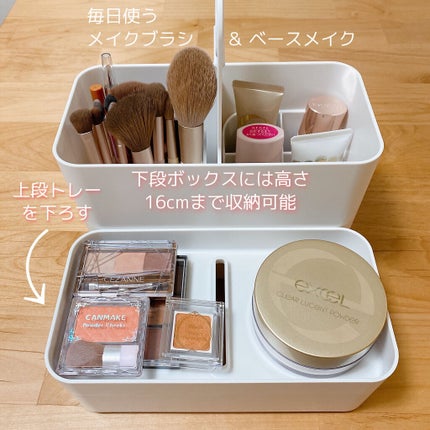 misachi on LIPS 「♡私のコスメ収納♡ドレッサーがあれば、クリアケースで見せる収納..」(7枚目)