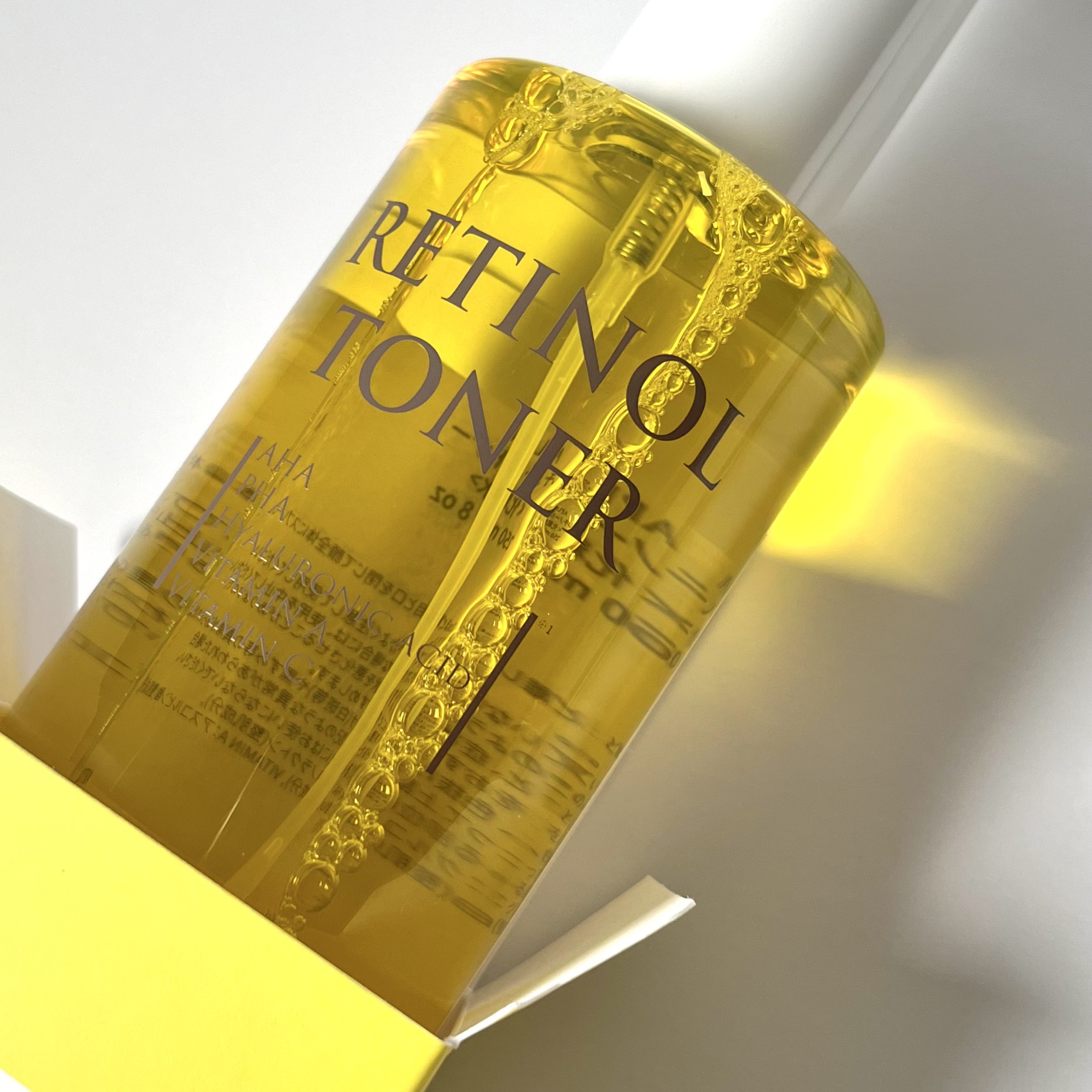 レチノールトナー/APLIN/ミスト状化粧水を使ったクチコミ（1枚目）