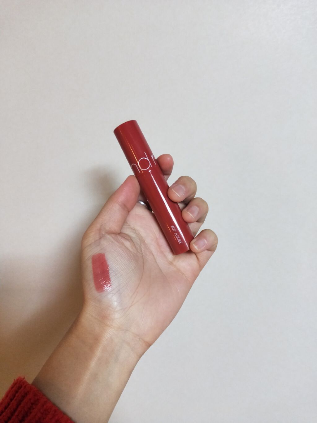 ジューシーラスティングティント/rom&nd/リップティントを使ったクチコミ(2枚目)