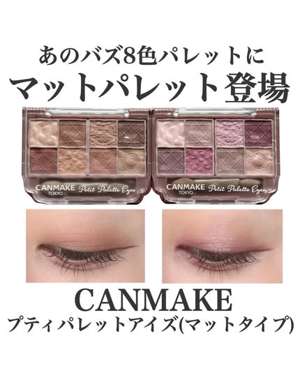 プティパレットアイズ(マットタイプ)/キャンメイク/パウダーアイシャドウを使ったクチコミ(1枚目)