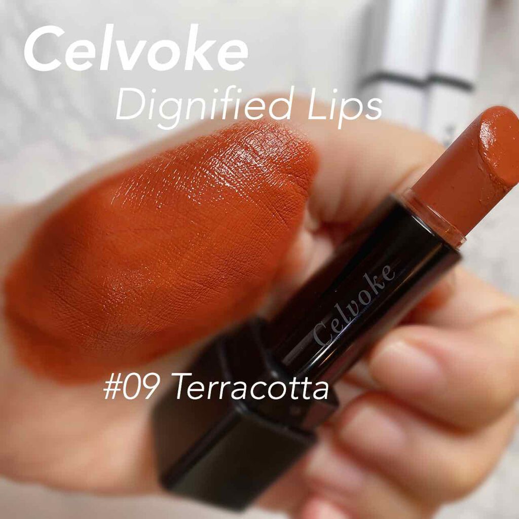 【新品】Celvoke Dignified Lips テラコッタ 09