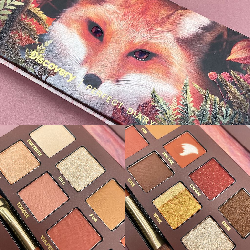 エクスプローラ12色 動物アイシャドウパレット/PERFECT DIARY/アイシャドウパレットを使ったクチコミ(1枚目)