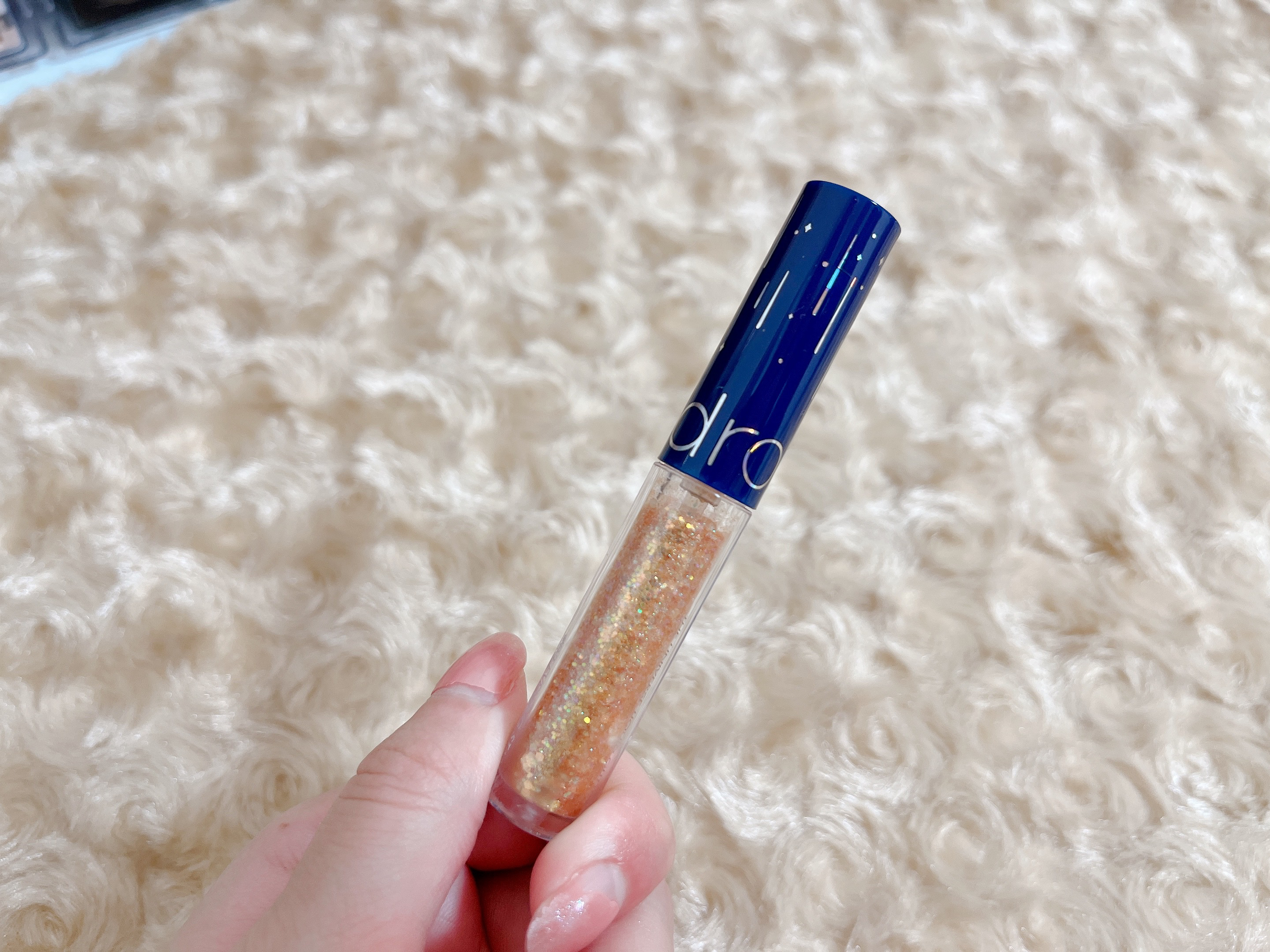 リキッド グリッター シャドウ 03 イブニングスター(EVENING STAR)/rom&nd/グリッターを使ったクチコミ（2枚目）