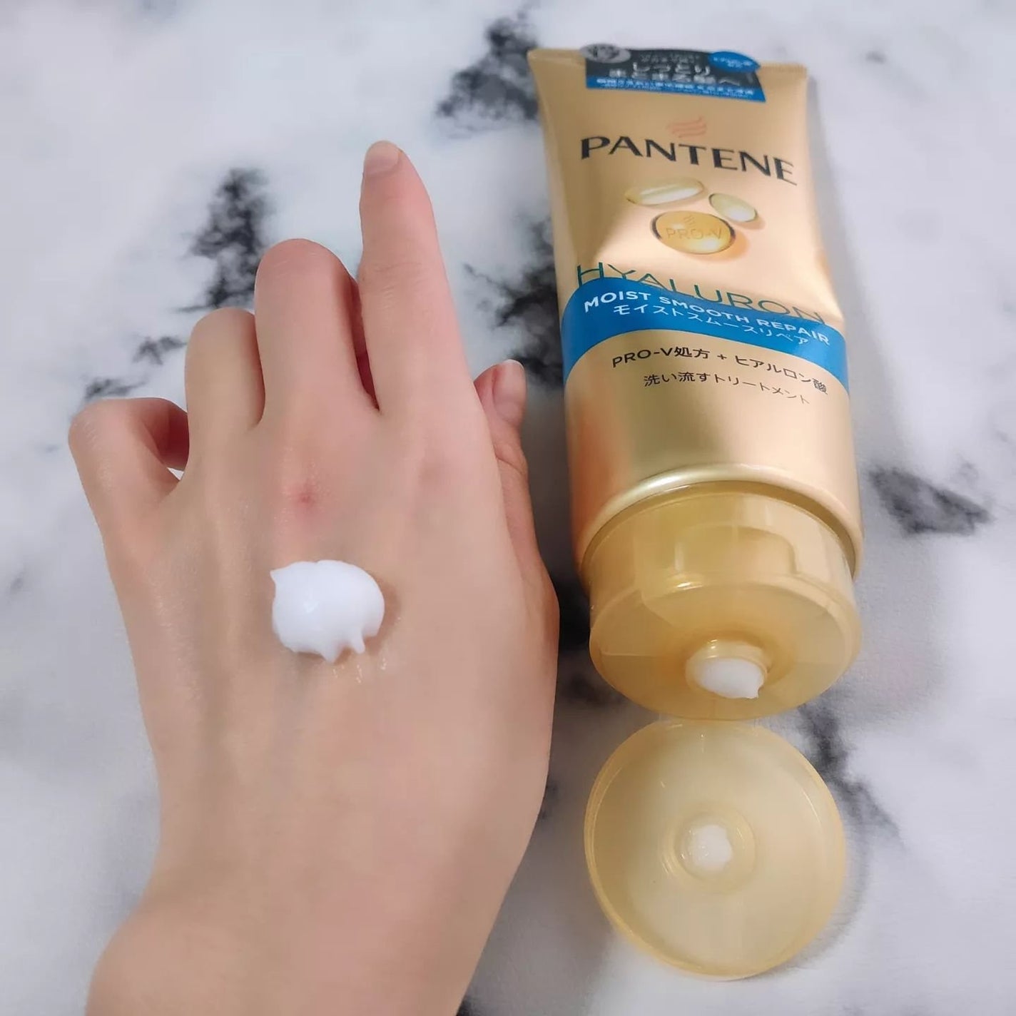 モイストスムースリペア シャンプー/コンディショナー/パンテーン/市販シャンプーを使ったクチコミ(4枚目)