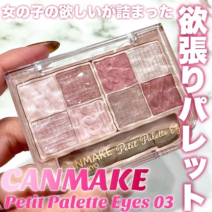 プティパレットアイズ/キャンメイク/パウダーアイシャドウを使ったクチコミ(5枚目)