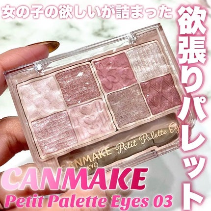 プティパレットアイズ/キャンメイク/パウダーアイシャドウを使ったクチコミ(5枚目)