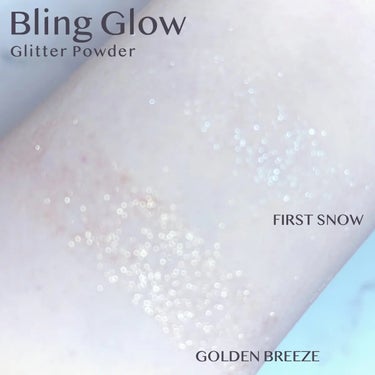 グリッターパウダー/BLING GLOW/パウダーアイシャドウを使ったクチコミ（2枚目）