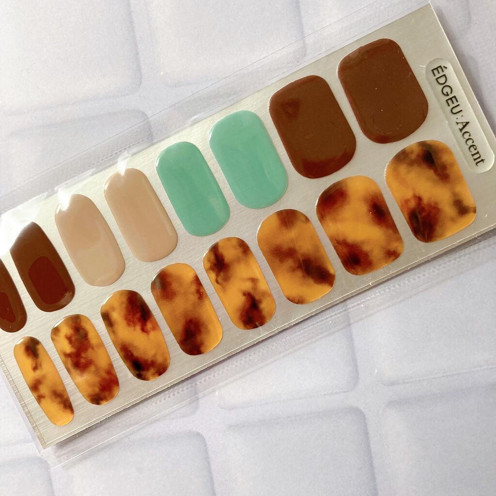 EDGEU ジェルネイルシール/EDGEU/ネイルシールを使ったクチコミ（2枚目）