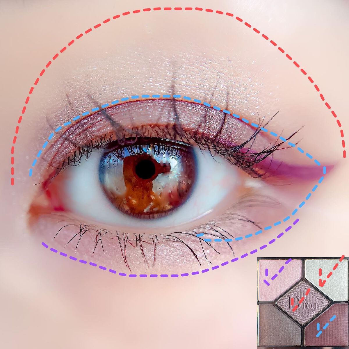 【旧】サンク クルール クチュール/Dior/アイシャドウパレットを使ったクチコミ（2枚目）