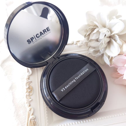 V3 エキサイティングファンデーション/SPICARE/クッションファンデーションを使ったクチコミ(3枚目)