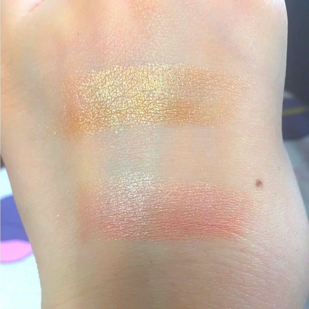 トーンオントーンアイシャドウ GD-1 スパークリング ゴールド/MAYBELLINE NEW YORK/スティックアイシャドウを使ったクチコミ（3枚目）