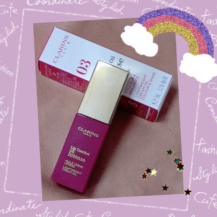 コンフォート リップオイル インテンス/CLARINS/リップグロスを使ったクチコミ(1枚目)