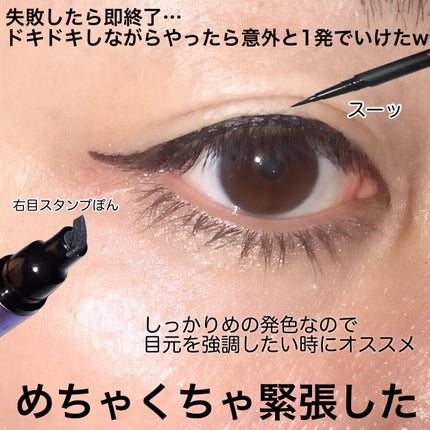 ウィンクスタンプ/Kaja(カジャ)/リキッドアイライナーを使ったクチコミ(4枚目)