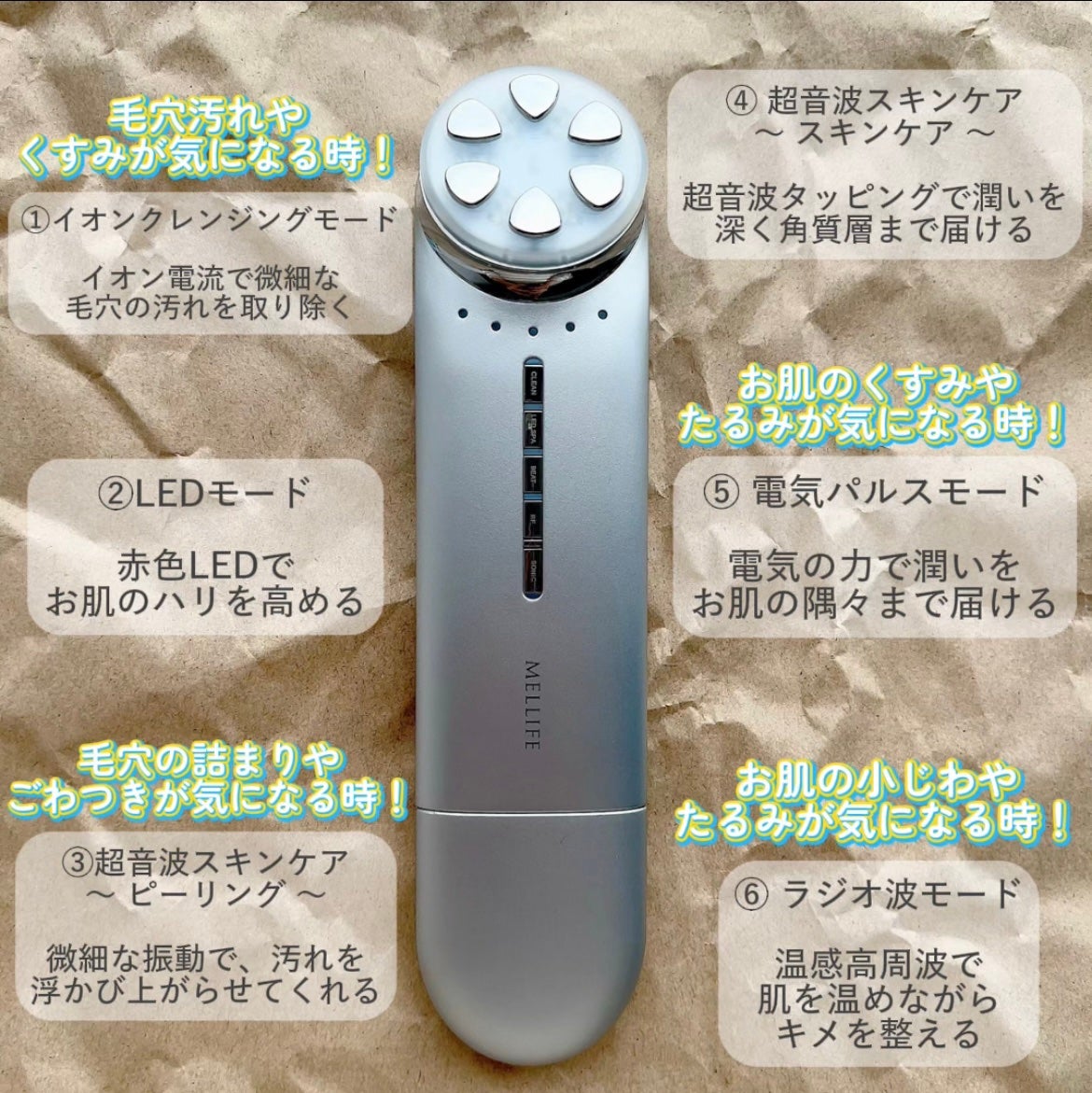 トータルフェイシャルプラス/MELLIFE/美顔器・マッサージを使ったクチコミ(4枚目)