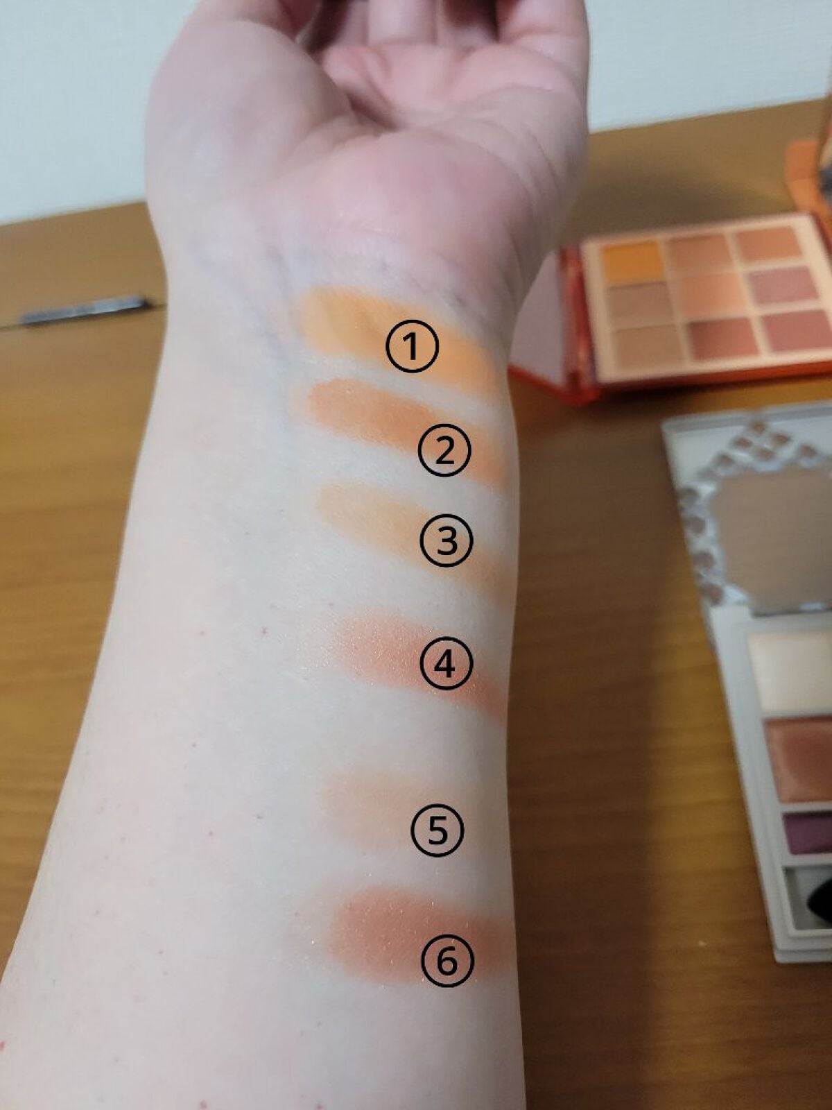 アイカラーパレット/heme/アイシャドウパレットを使ったクチコミ(3枚目)