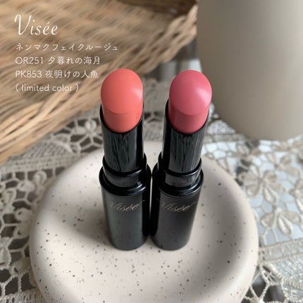 ネンマクフェイク ルージュ/Visée/口紅を使ったクチコミ(1枚目)